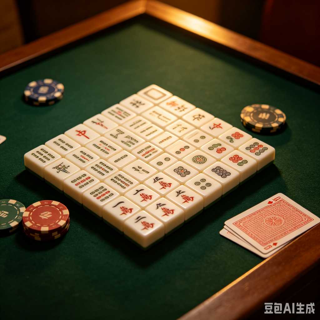 muted color mahjong set