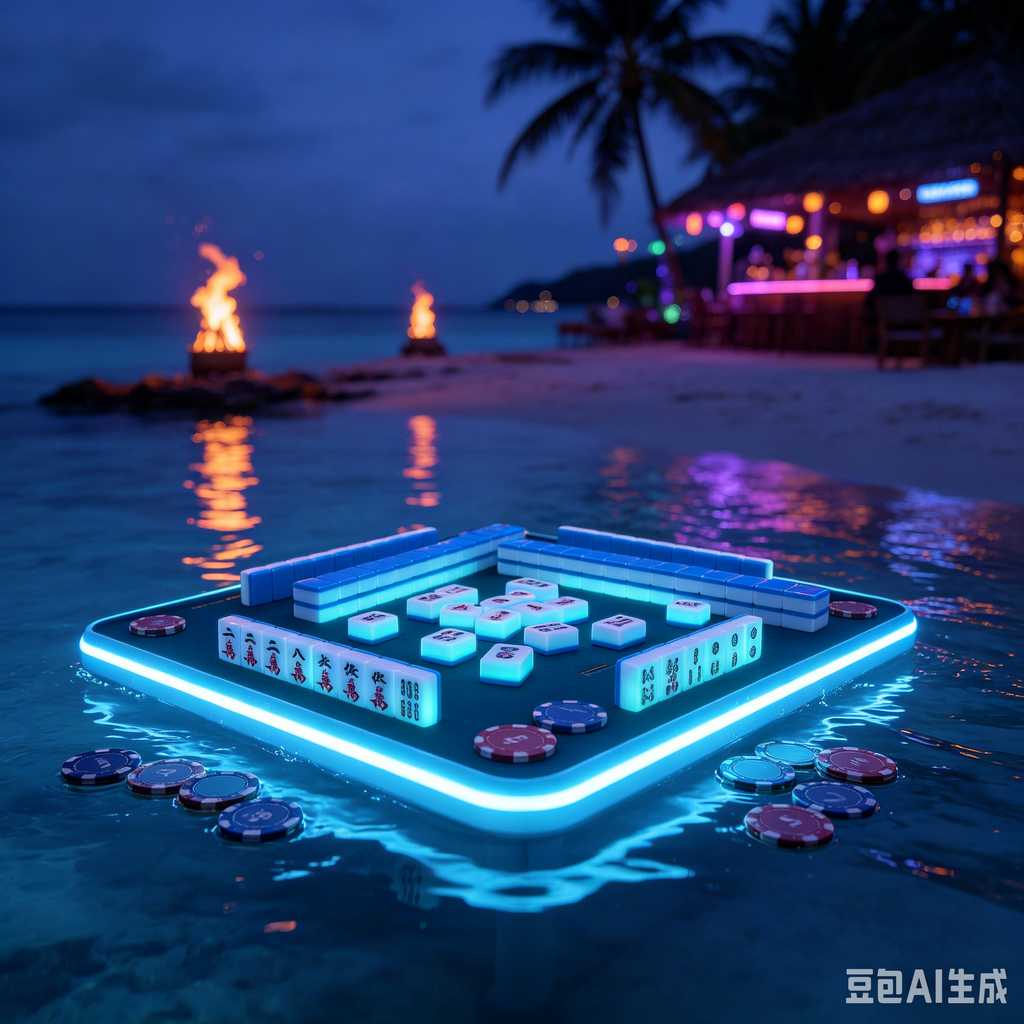 deep print mahjong set