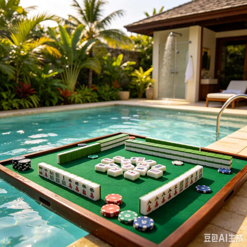 indoor leisure game mahjong set